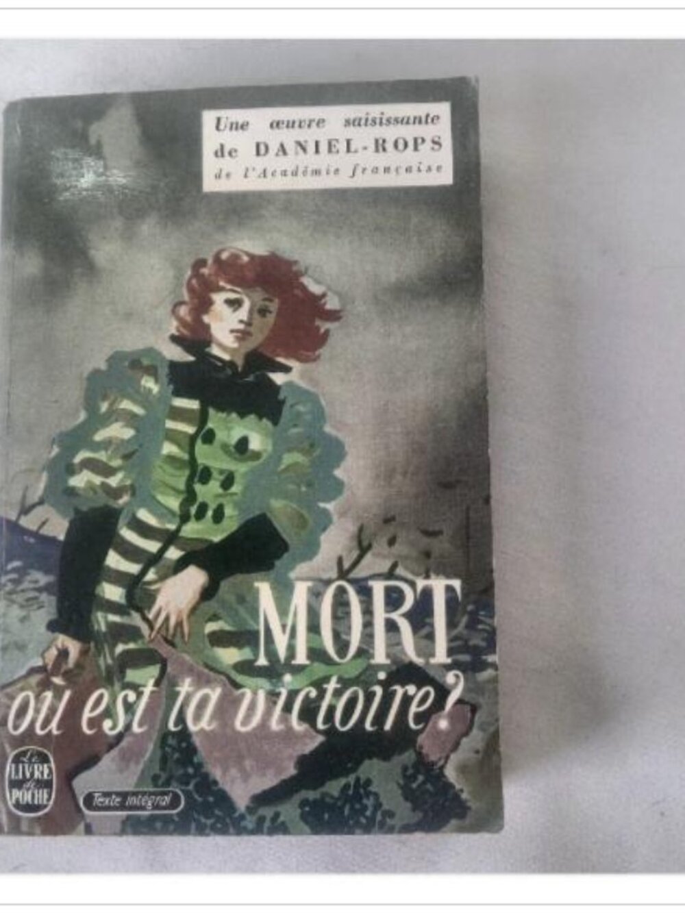 Mort, où est ta victoire? Daniel-Rops 1934 Paperback Book Vintage Novel Read